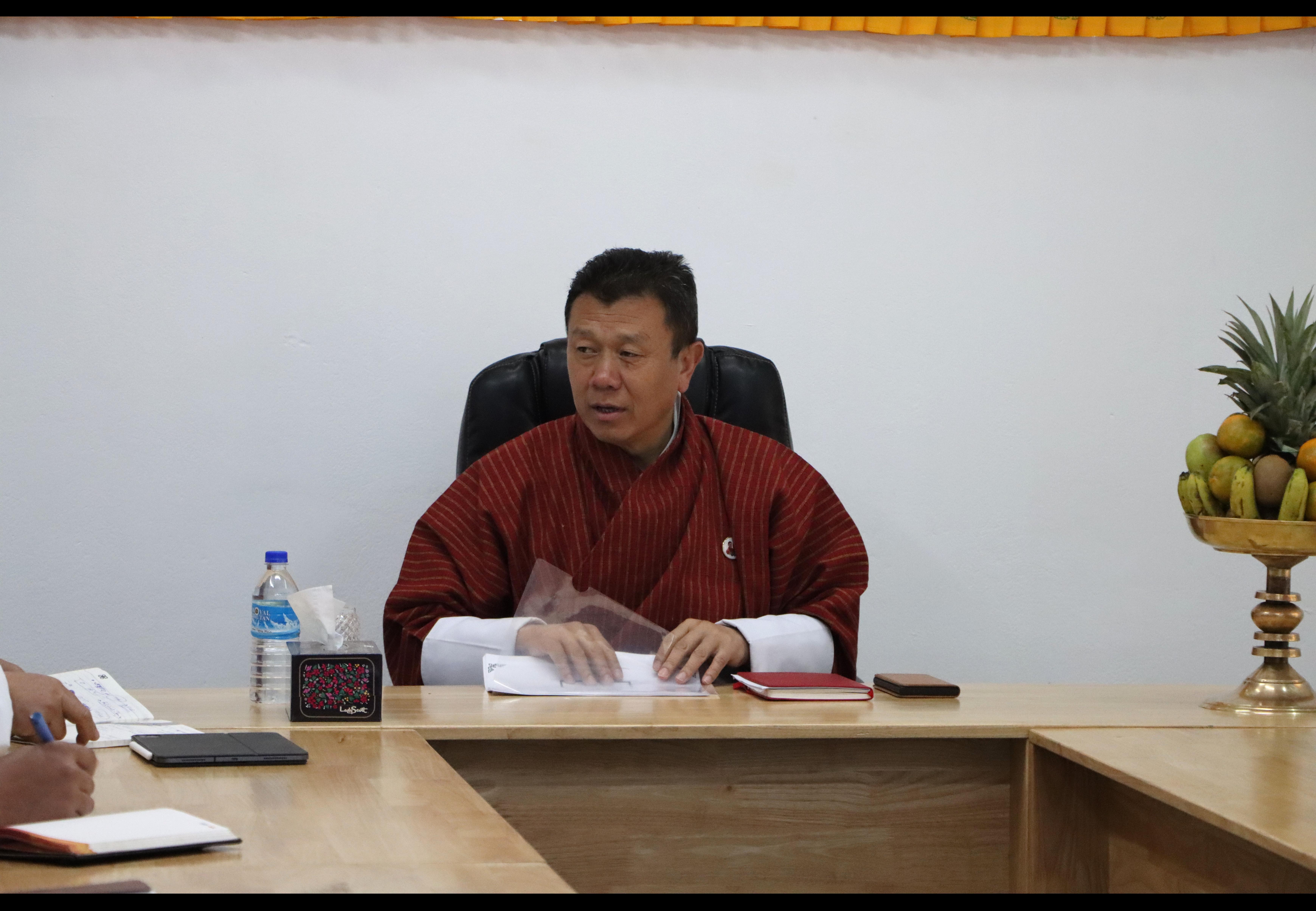 Dasho Secretary of the Ministry of Infrastructure and Transport (MoIT)